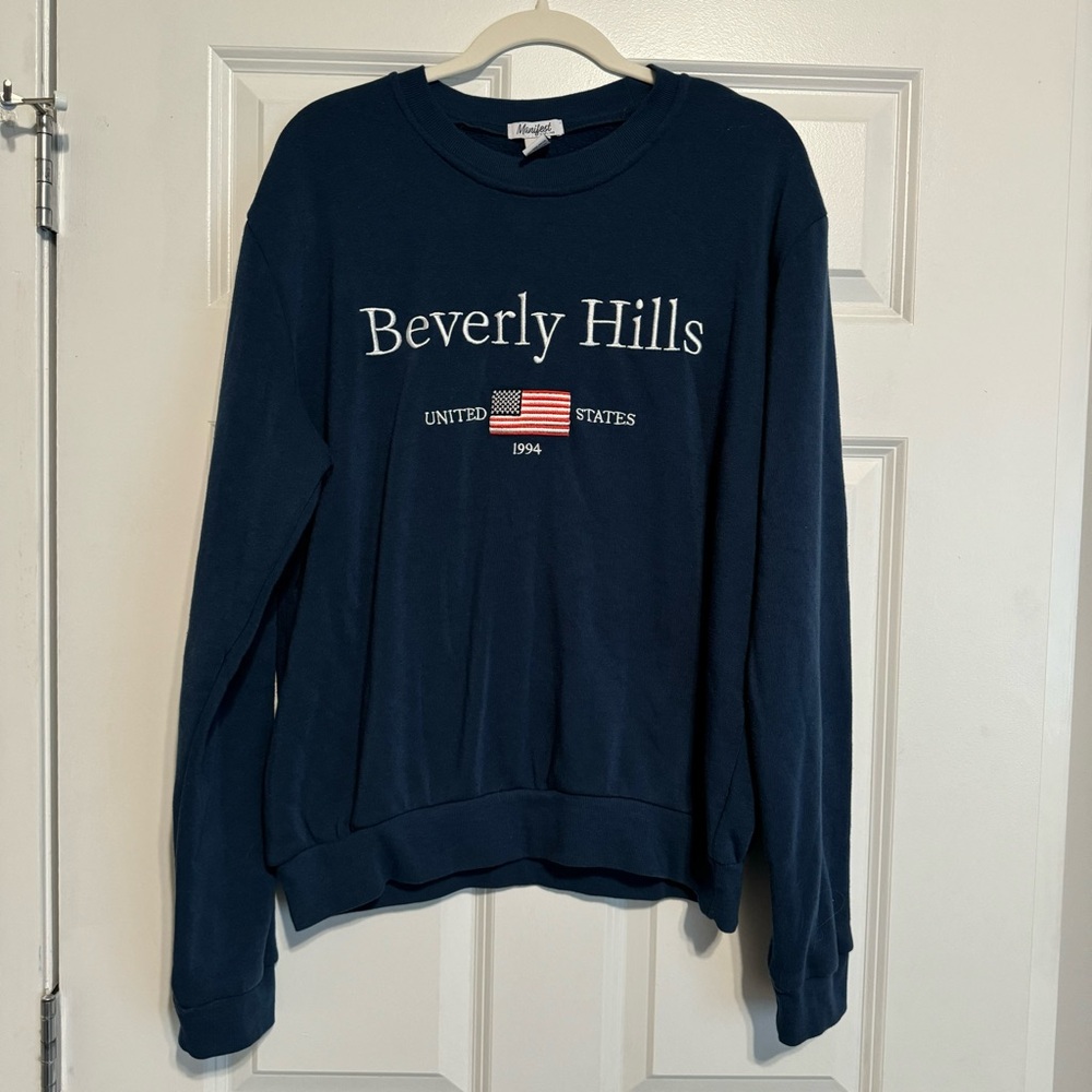 Navy Beverly Hills Sweatshirt